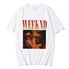 Oversized Summer T-Shirt with Trendy Print for Men