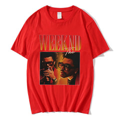 Oversized Summer T-Shirt with Trendy Print for Men