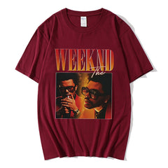 Oversized Summer T-Shirt with Trendy Print for Men