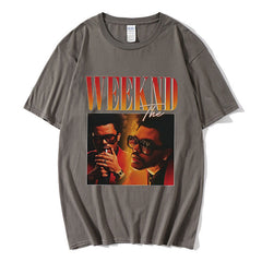 Oversized Summer T-Shirt with Trendy Print for Men