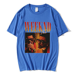 Oversized Summer T-Shirt with Trendy Print for Men