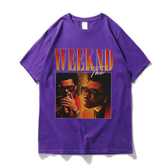 Oversized Summer T-Shirt with Trendy Print for Men
