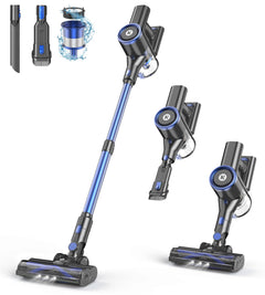 NADALY Cordless Vacuum Cleaner Stick Vacuum with 3 Powerful Suction Modes