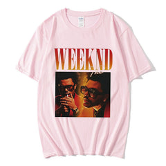 Oversized Summer T-Shirt with Trendy Print for Men